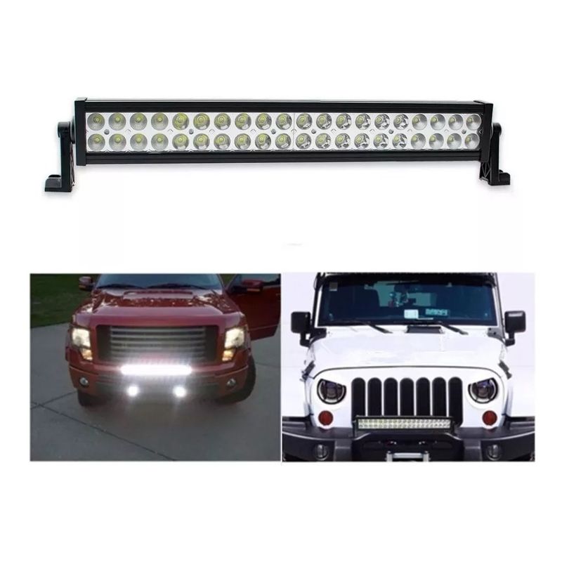 GENERICO - Barra Led Neblinero 120w 40 Led 54cm Auto