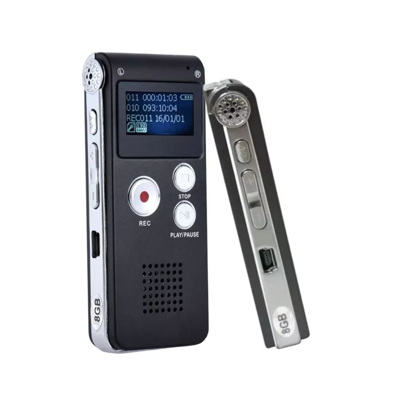 FRANAFOR - Grabadora Voz Digital Audio Espia Pequeña Larga Duracion