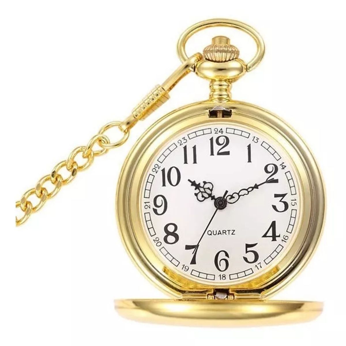 KUANGYE - Oro Reloj Bolsillo Con Colgante Para Trajes Peaky Blinders