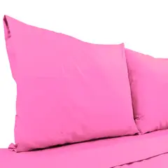 VICTORIANAS - Juego de Sabanas 1 Plaza Diversión Clásico Rosado 200 Hilos