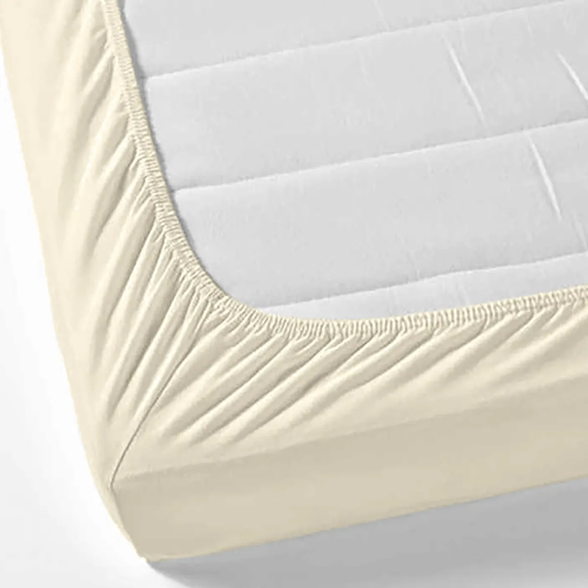 VICTORIANAS - Sabana Bajera 2 Plazas Diversión Liso Crudo 200 Hilos