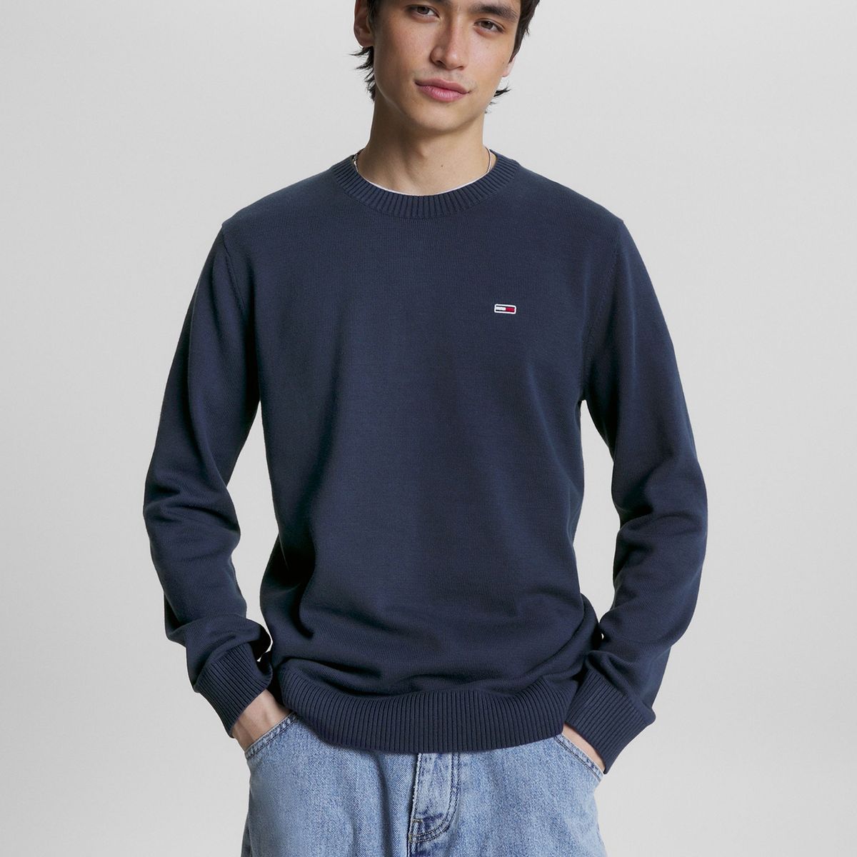 TOMMY HILFIGER - Sweater Essential Light Azul Tommy Jeans