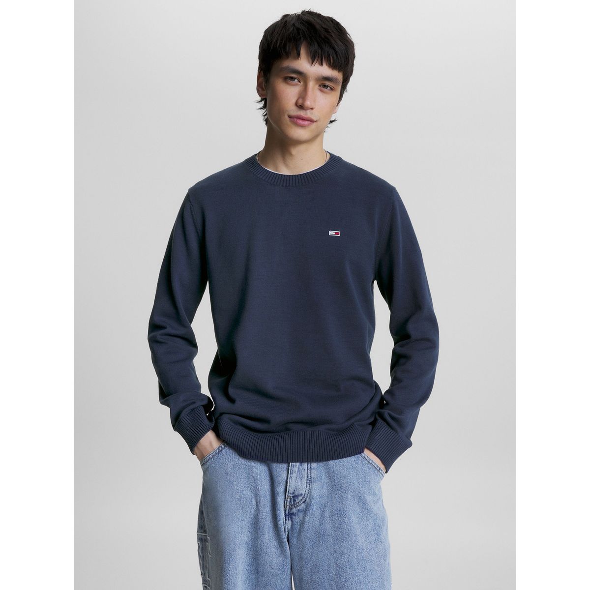 TOMMY HILFIGER - Sweater Essential Light Azul Tommy Jeans