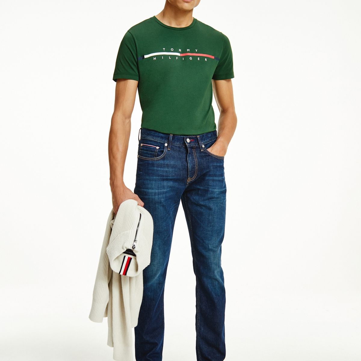 TOMMY HILFIGER - Jeans Straight Denton Oliver Azul Tommy Hilfiger