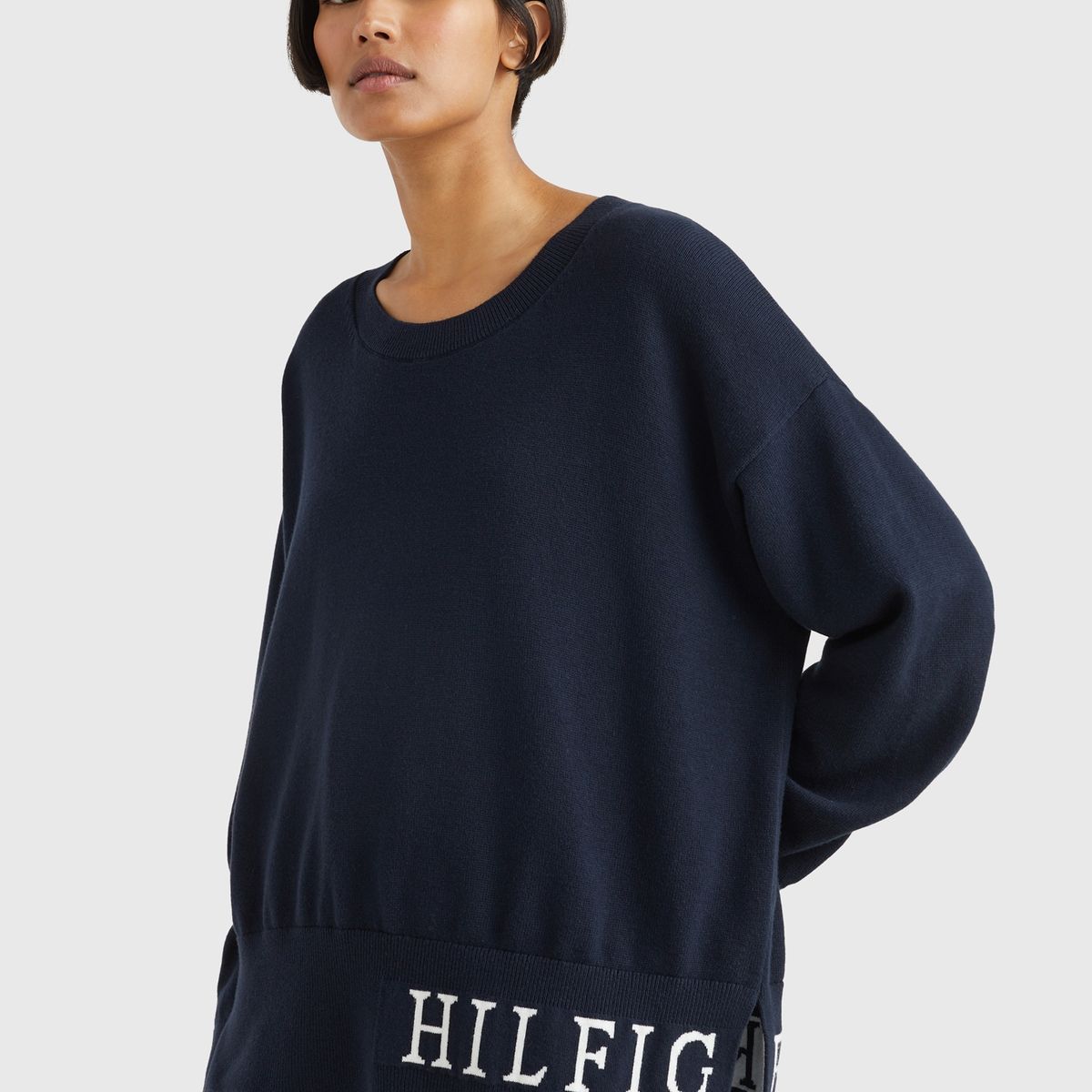 TOMMY HILFIGER - Sweater Graphic Logo Azul Tommy Hilfiger