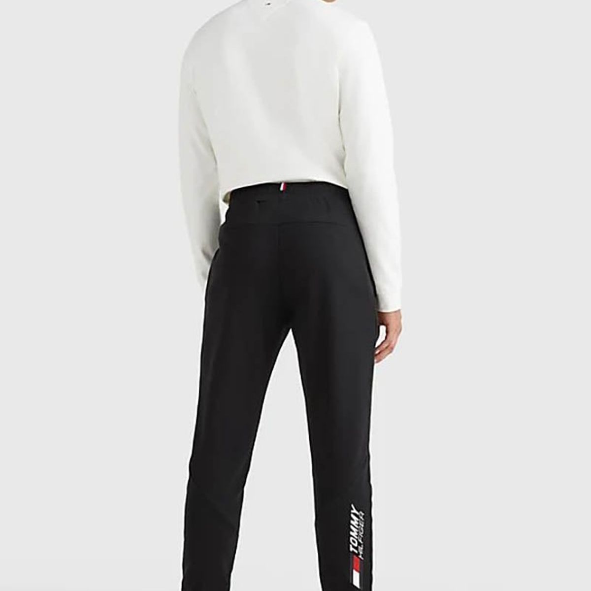 TOMMY HILFIGER - Joggers Essentials Terry Negro Tommy Hilfiger