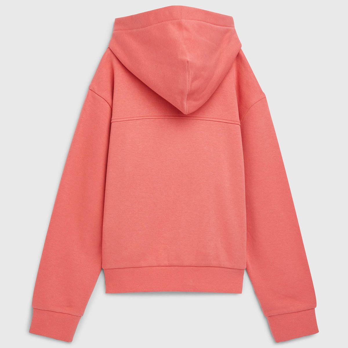 TOMMY HILFIGER - Polerón Hoodie Essential Con Logo Rosado Tommy Hilfiger