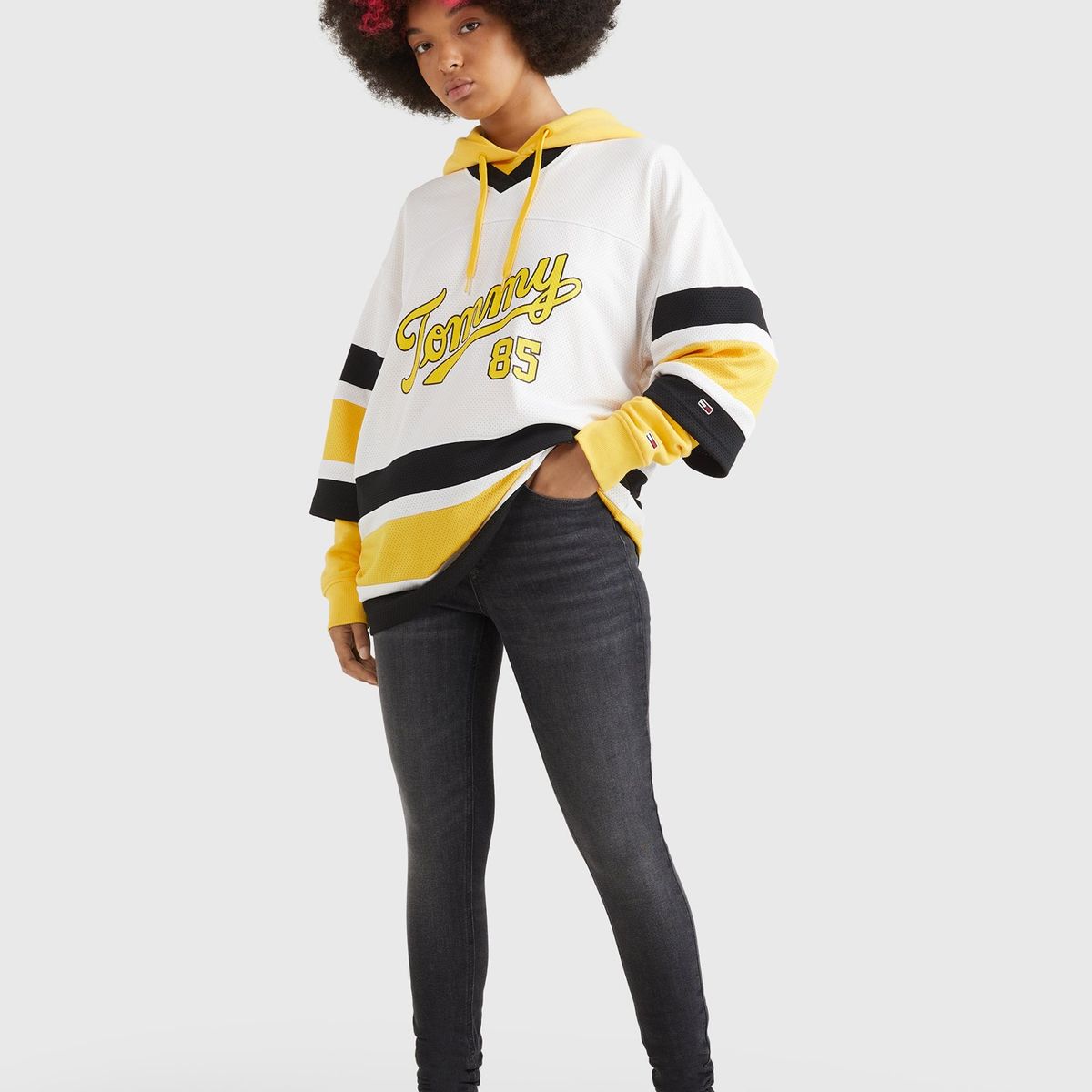 TOMMY HILFIGER - Jeans Nora Skinny Fit Negro Tommy Jeans