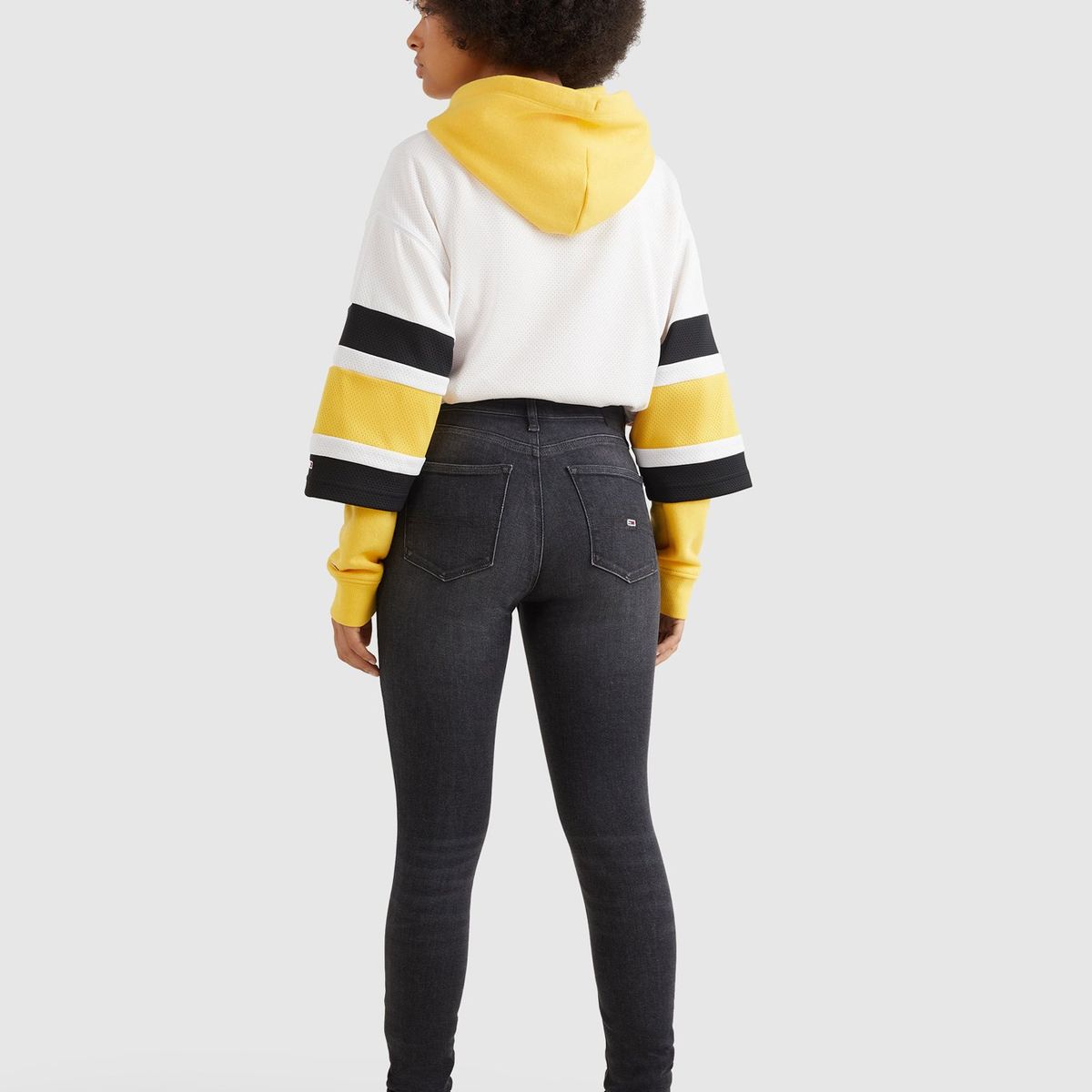 TOMMY HILFIGER - Jeans Nora Skinny Fit Negro Tommy Jeans