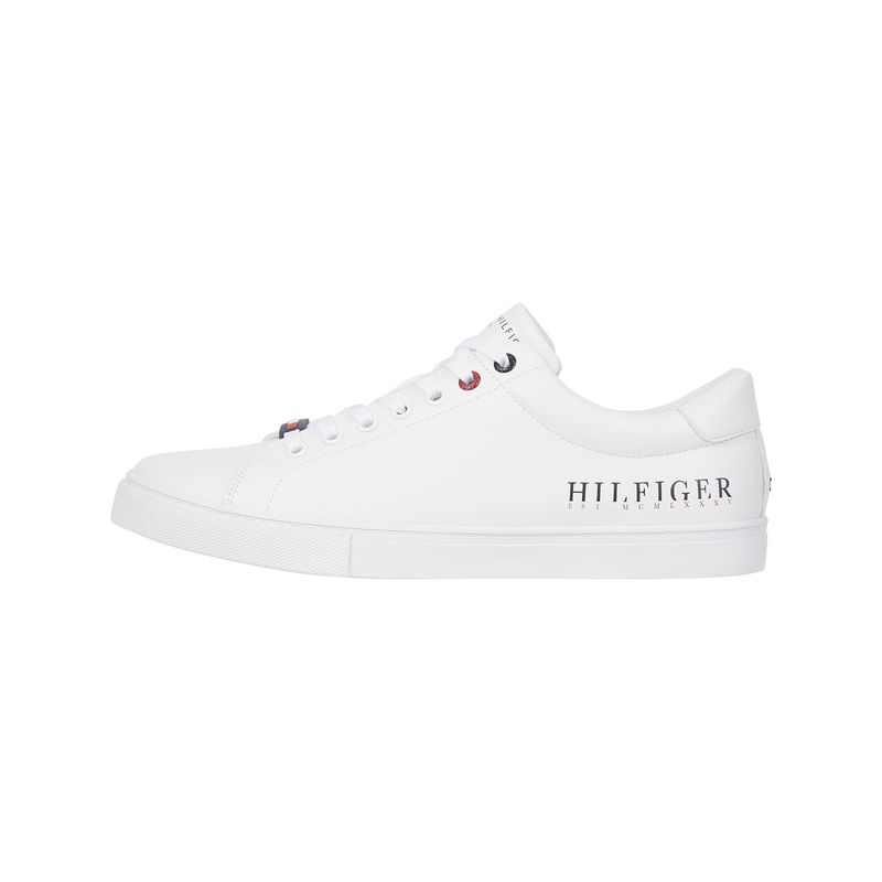 TOMMY HILFIGER - Zapatillas Essential Hilfiger Logo Blanco Tommy Hilfiger