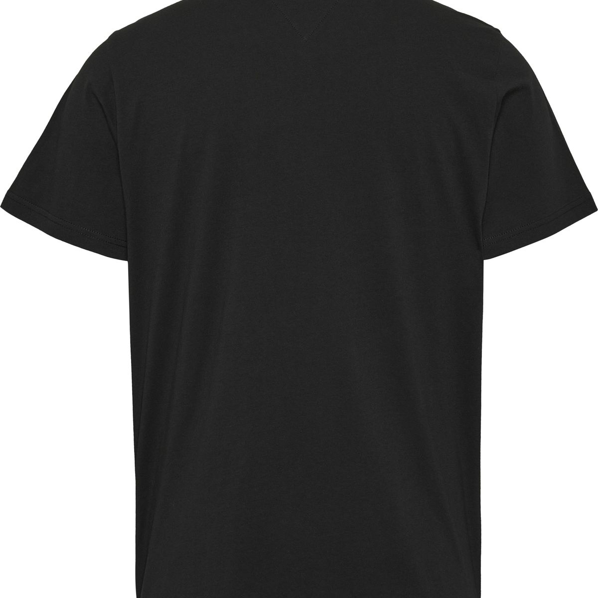 TOMMY HILFIGER - Polera Essential Entry Logo Negro Tommy Jeans.