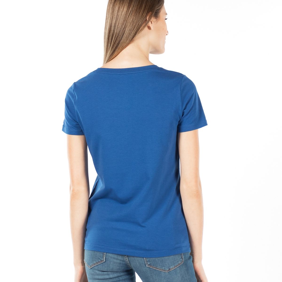 TOMMY HILFIGER - Polera Essential Bling Logo Azul Tommy Hilfiger