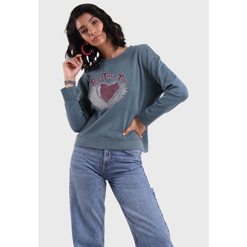 SOVIET - Poleron Cuello Redondo Mujer Soviet SOVIET