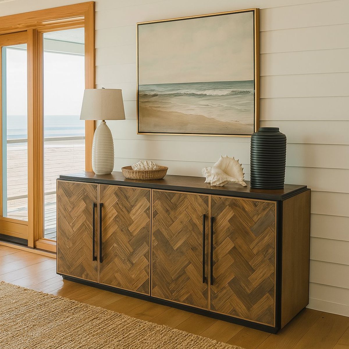 MEYA MUEBLES - Buffet Dequen madera 85x200x45