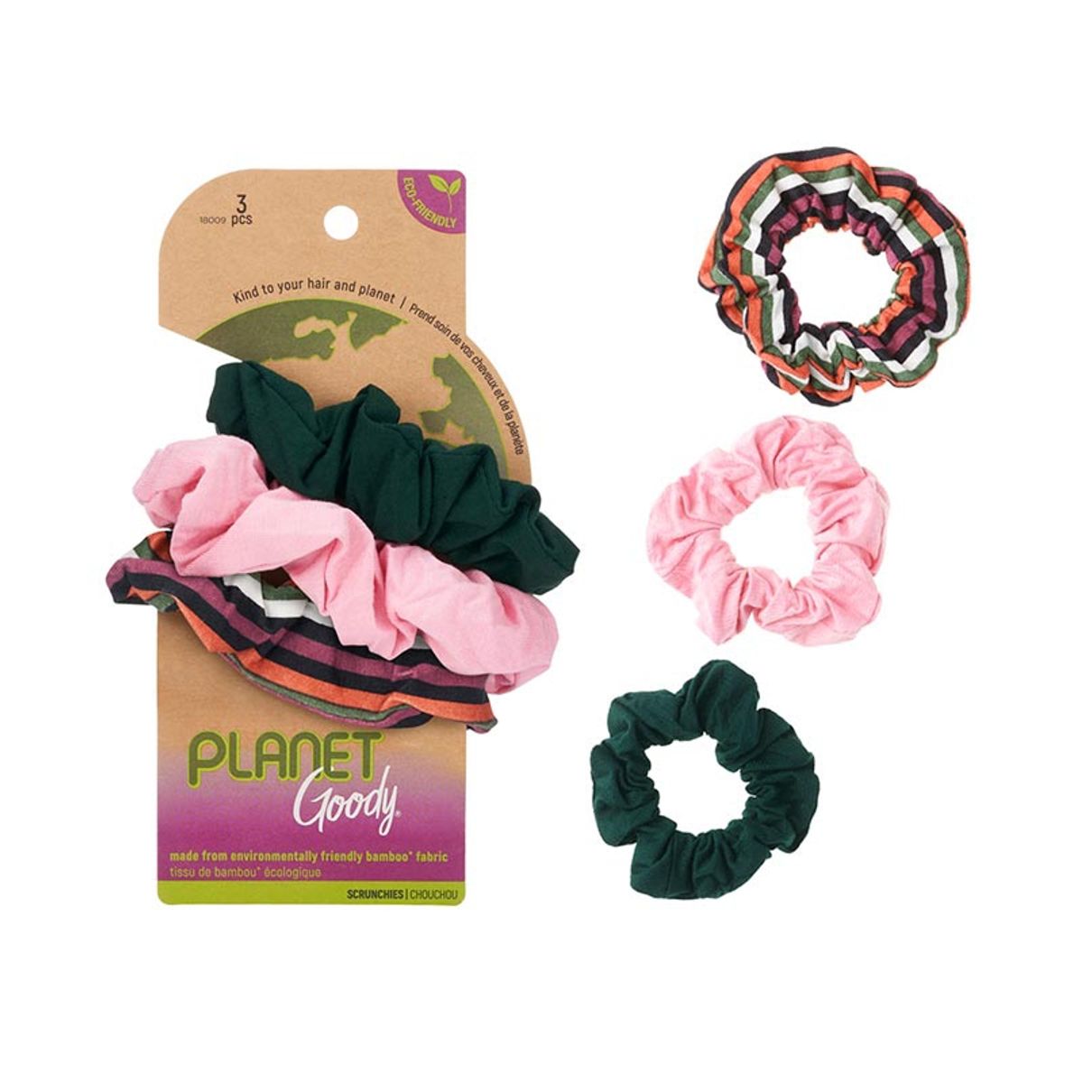 GOODY - Coleta Stripe Goody 3 Unidades