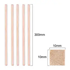 GENERICO - Madera De Balsa 300 X 10 X 10mm 5un……