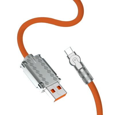 Xundd Cable De Carga Usb C Flexible Giratorio 180° Android