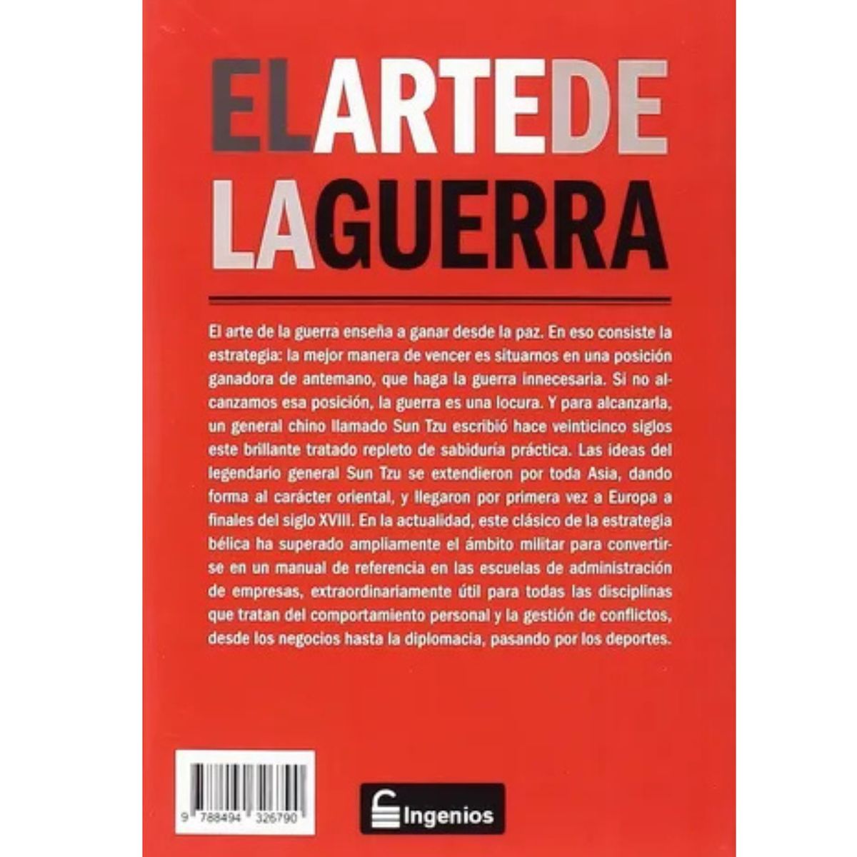 EDITORIAL BIBLOK - El Arte De La Guerra Sun Tzu