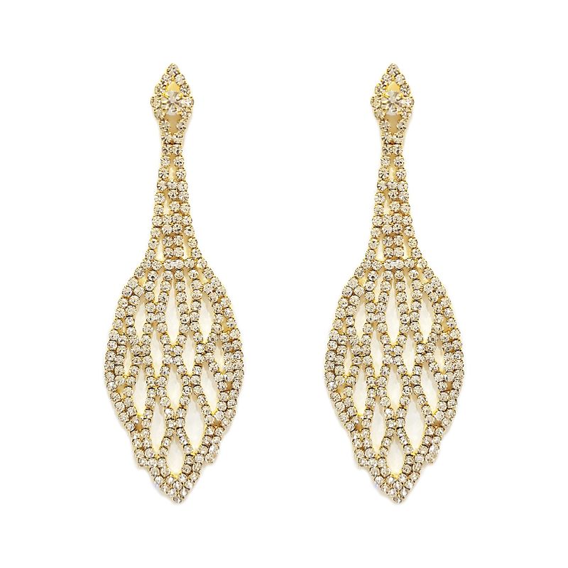 GENERICO - Aros De Fiesta En Fantasía Con Strass Beauty