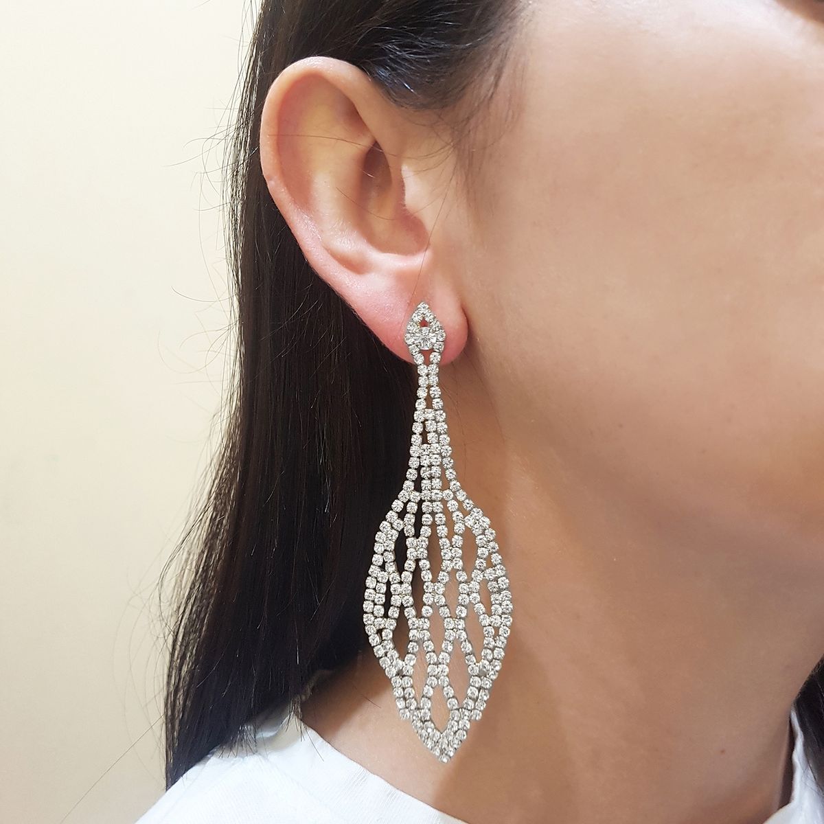 GENERICO - Aros De Fiesta En Fantasía Con Strass Beauty