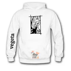GENERICO - Poleron Canguro Dragon Ball Majin Vegeta Babidi Control Maligno