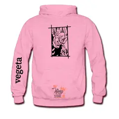 GENERICO - Poleron Canguro Dragon Ball Majin Vegeta Babidi Control Maligno
