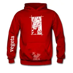 GENERICO - Poleron Canguro Dragon Ball Majin Vegeta Babidi Control Maligno
