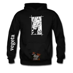 GENERICO - Poleron Canguro Dragon Ball Majin Vegeta Babidi Control Maligno