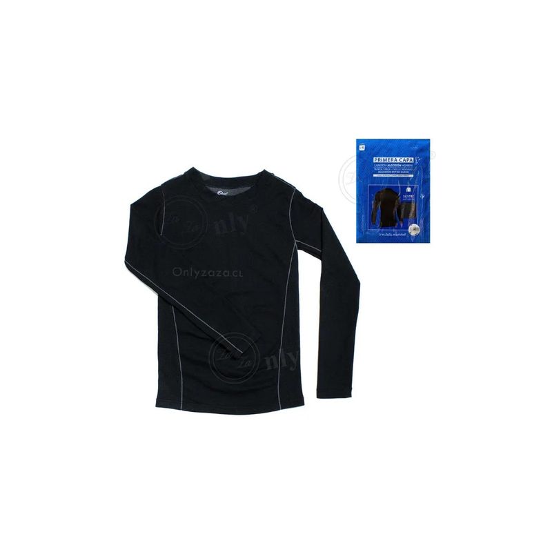 GENERICO - Camiseta Primera Capa Algodón Hipoalergénica Para Hombre