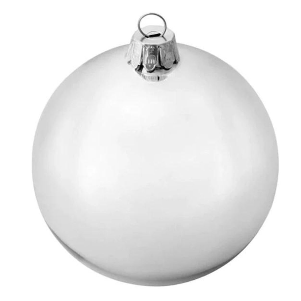 HOME ESSENTIALS - Esferas decorativa plateada espejo 10 cm