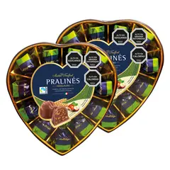 MAITRE TRUFFOUT - Pack 2 Bombones Pralinés Hazelnut 165 g