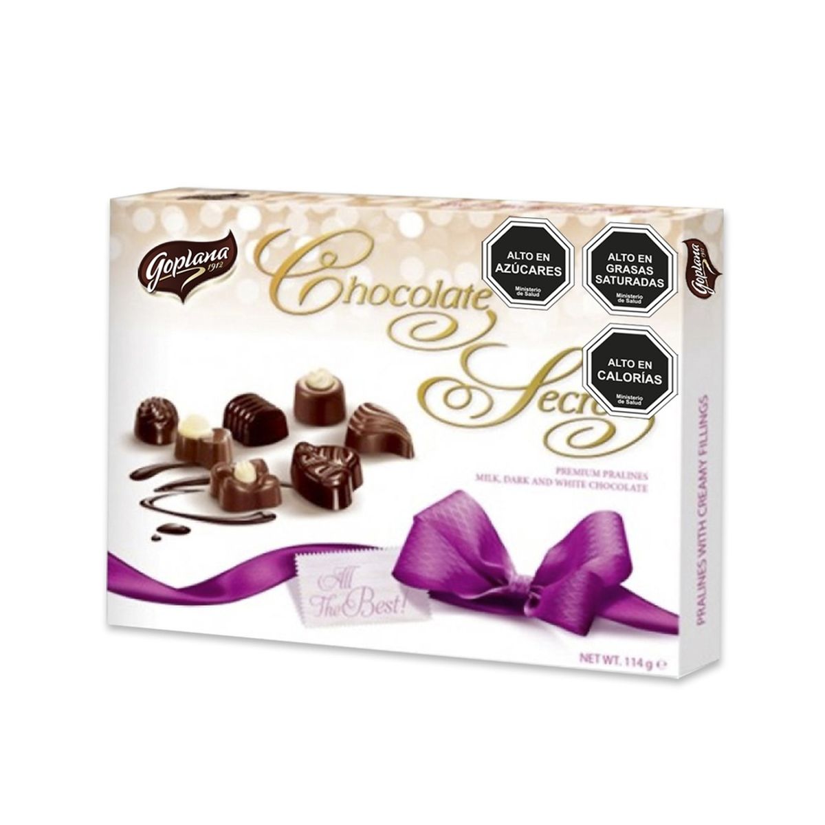 GOPLANA - Pack 6 Estuche Bombones Surtidos Secrets Goplana 114g