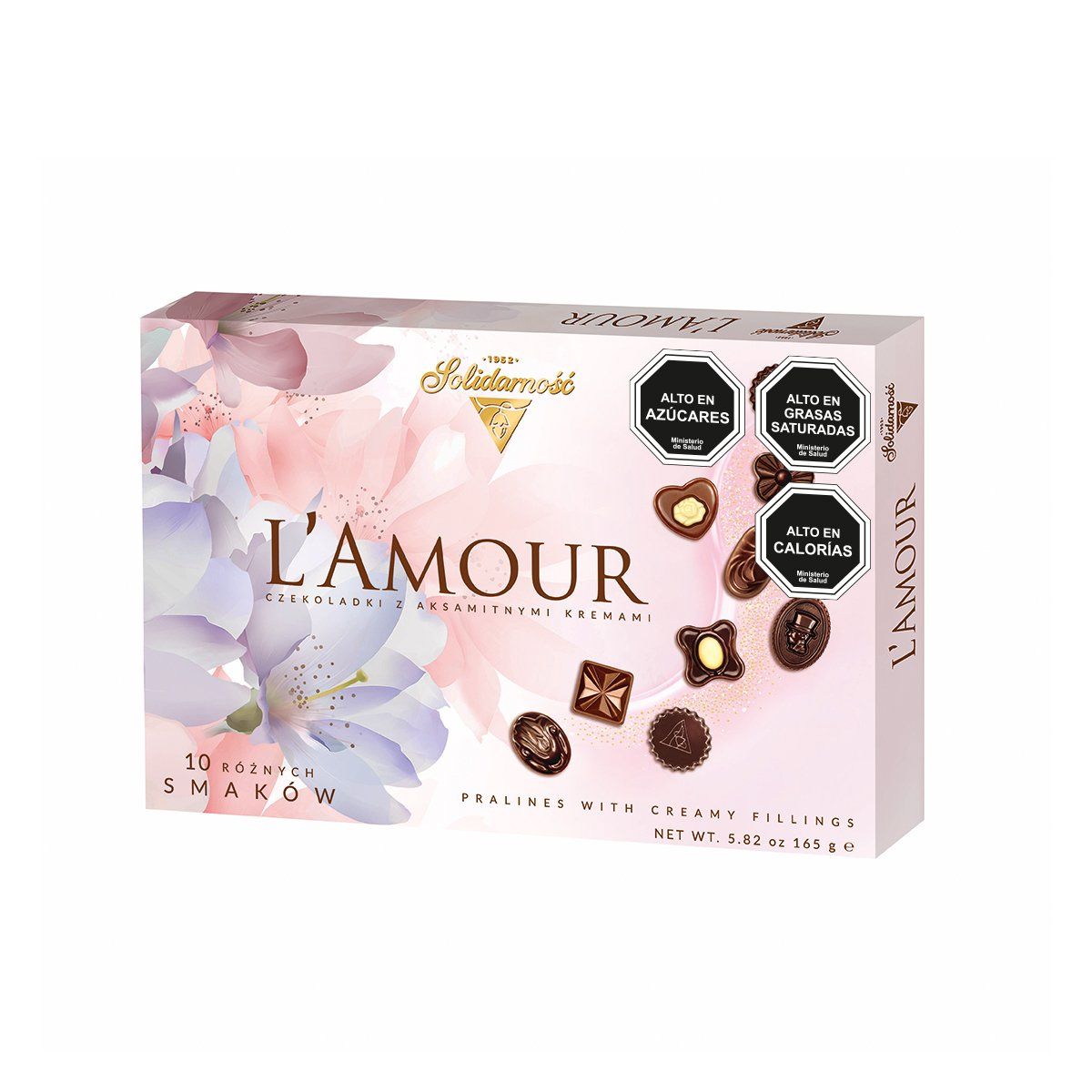 SOLIDARNOSC - Pack 6 Bombones Lamour Solidarnosc 165g