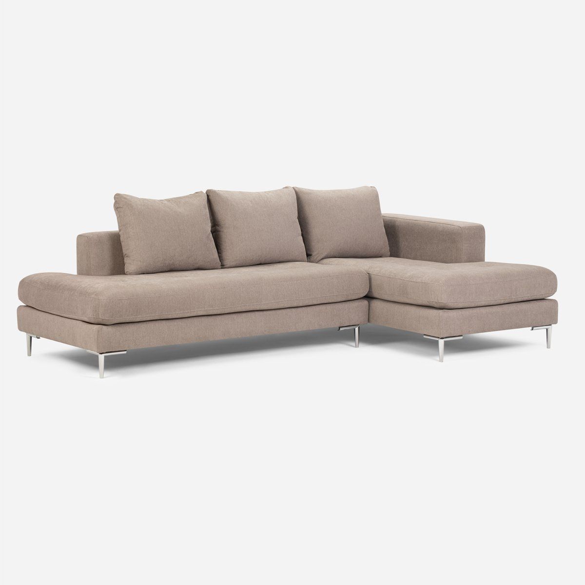 ROSEN - Sofá Seccional Derecho Rosen Panamá Tela Visón