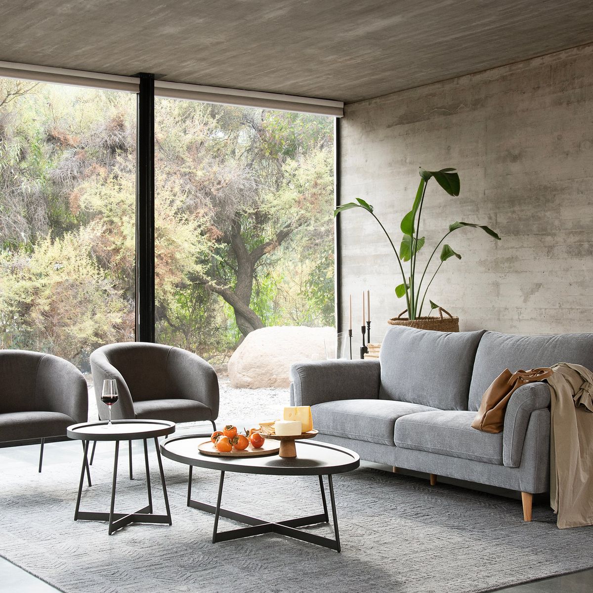 ROSEN - Mesa de Centro Rosen Liberty 120x70 cm Negro