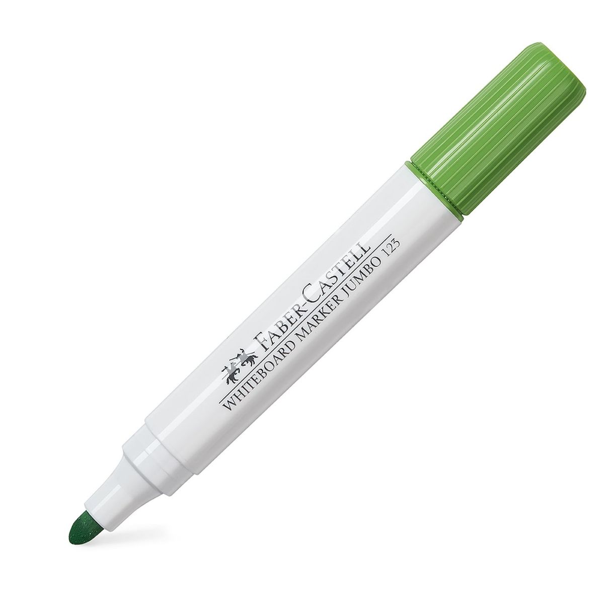 FABER-CASTELL - Marcador Pizarra Blanca Jumbo 123 Faber-Castell Verde Limón