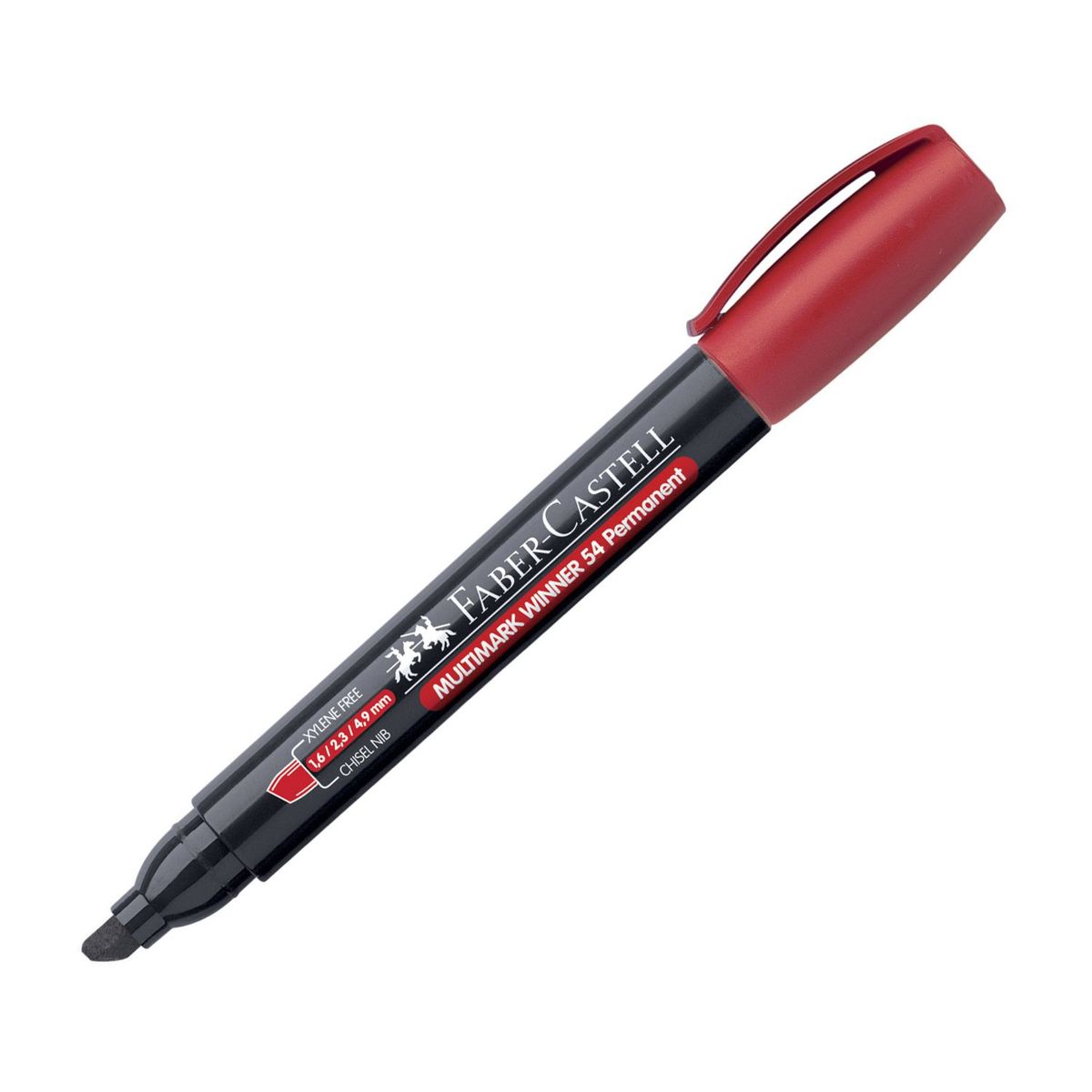 FABER-CASTELL - Marcador Multimark Winner 54E Faber-Castell Rojo