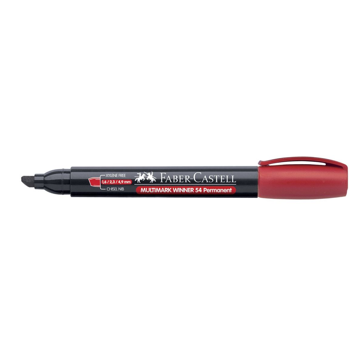 FABER-CASTELL - Marcador Multimark Winner 54E Faber-Castell Rojo