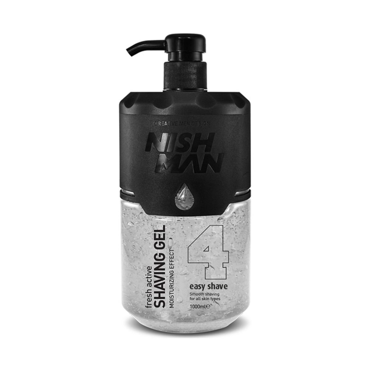 GENERICO - Gel Afeitar N4 Easy Shave 1000 Ml Nishman