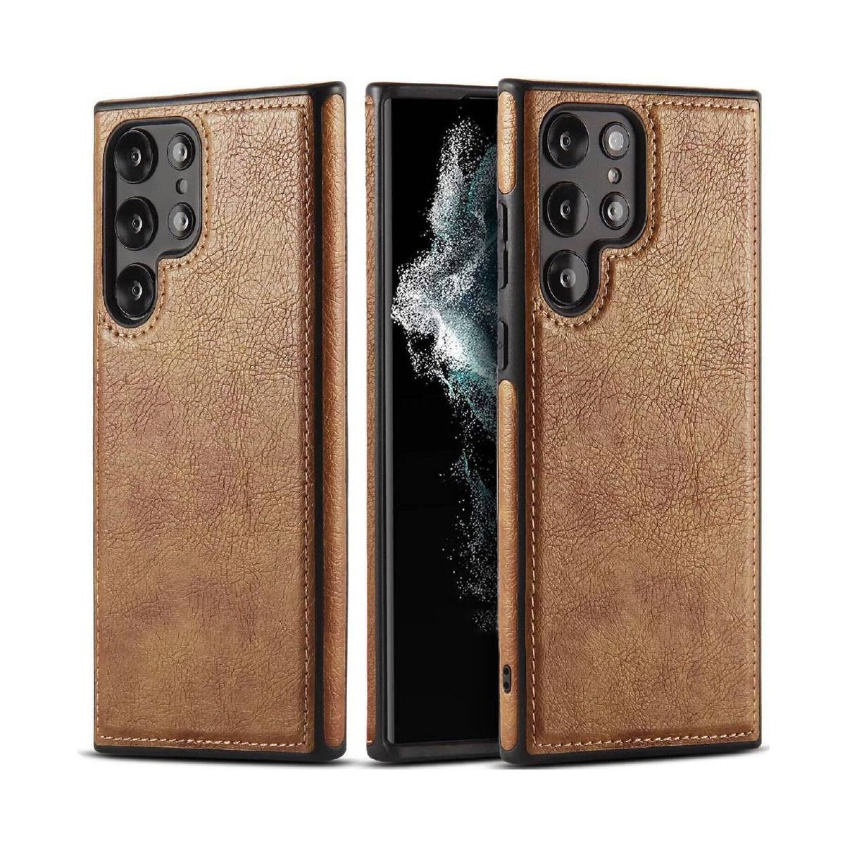 XUNDD - Carcasa para Samsung S23 Ultra Cuero Elegante