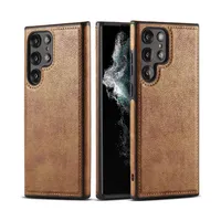 Carcasa para Samsung S23 Ultra Cuero Elegante