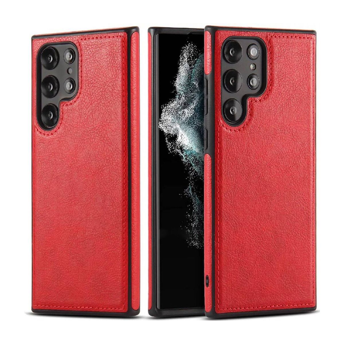 XUNDD - Carcasa para Samsung S23 Ultra Cuero Elegante