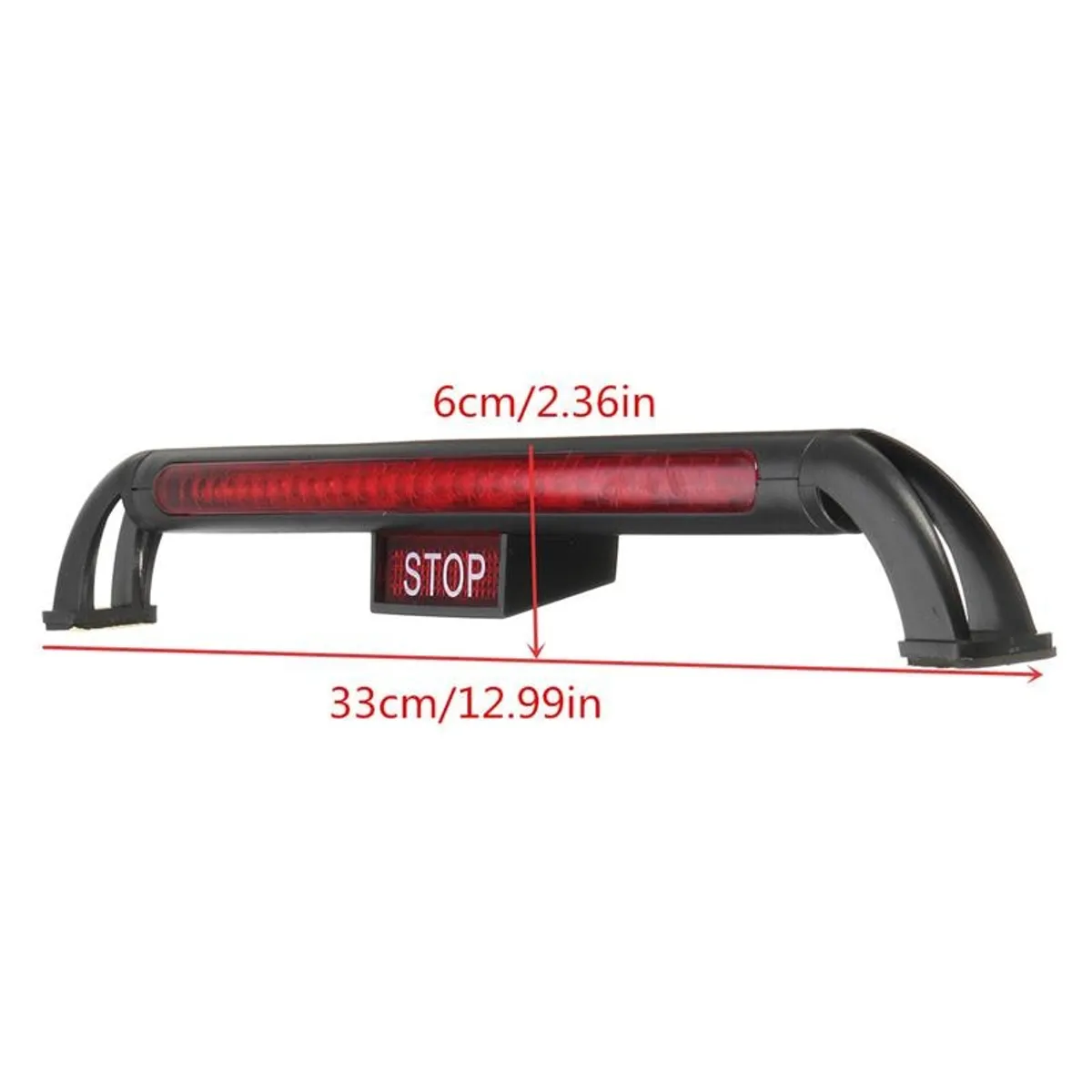 Tercera Luz De Freno Adhesivo Luz Led Auto Universal 12v STOP, marca GENERICO - Foto 2