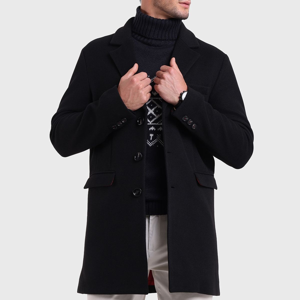 GUY LAROCHE - Abrigo Regular Fit Guy Loroche GUY LAROCHE