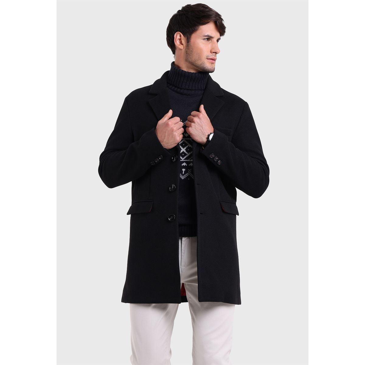 GUY LAROCHE - Abrigo Regular Fit Guy Loroche GUY LAROCHE