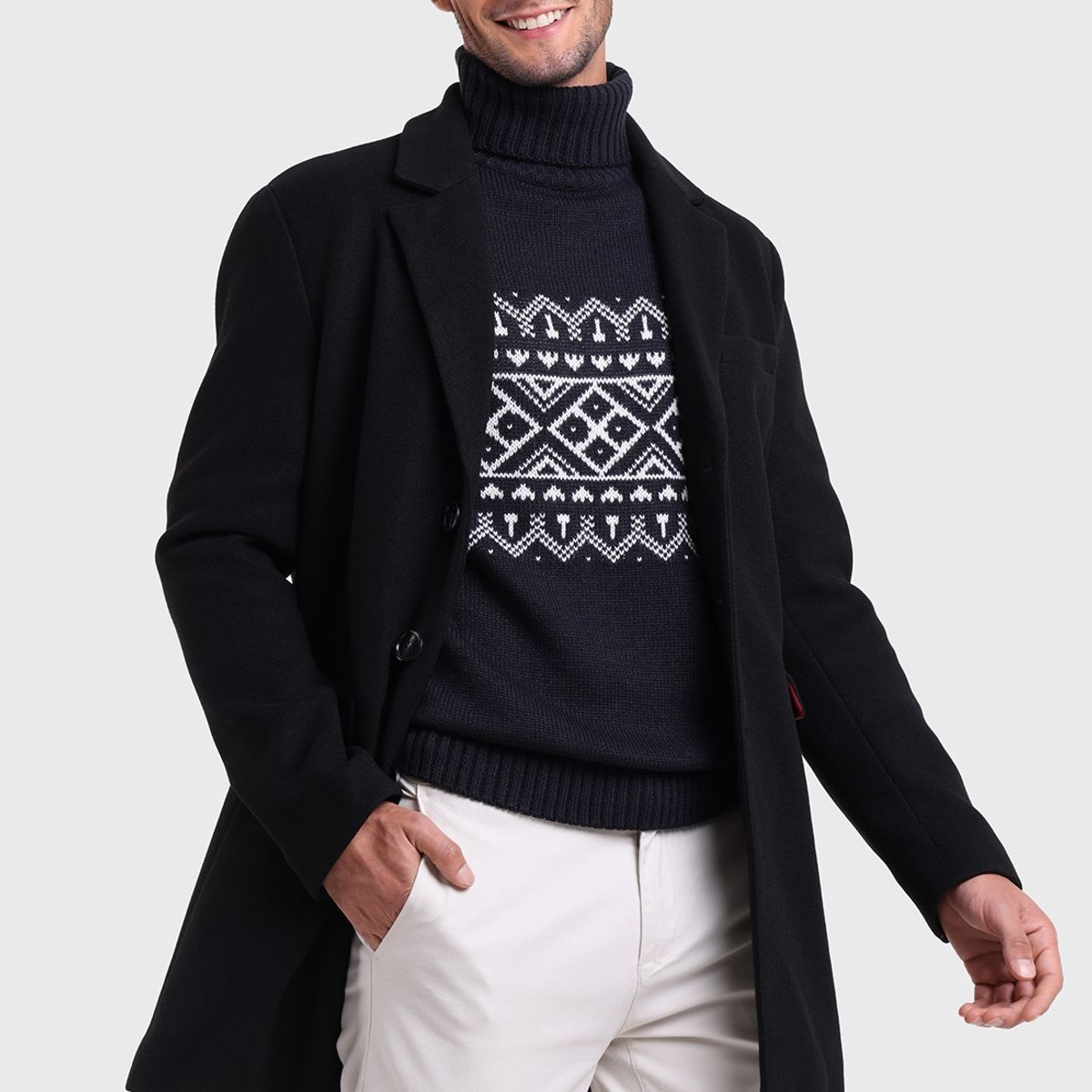 GUY LAROCHE - Abrigo Regular Fit Guy Loroche GUY LAROCHE