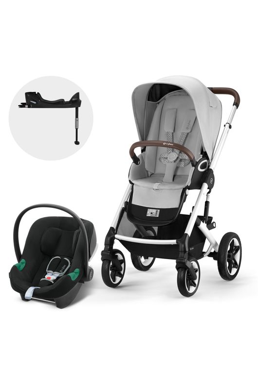 Coche Travel System Talos S Lux 2.0 SLV L.Grey+ Aton B2 + Base