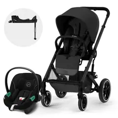 CYBEX - Coche Travel System Balios S Lux 3.0 BLK MB + Aton S2 + Base