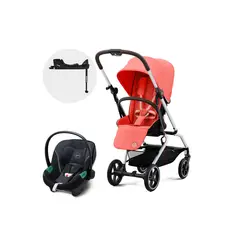 CYBEX - Coche Travel System Eezy S Twist Plus SLV HRed + Aton S2 + Base