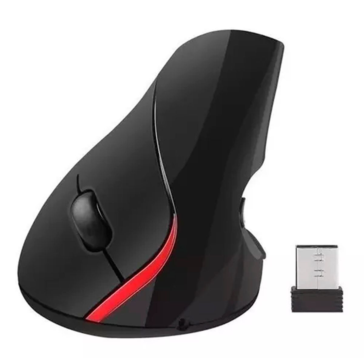 ESHOPANGIE - Mouse Optico Vertical Ergonomico Inalambrico Rf Pc Smart Tv
